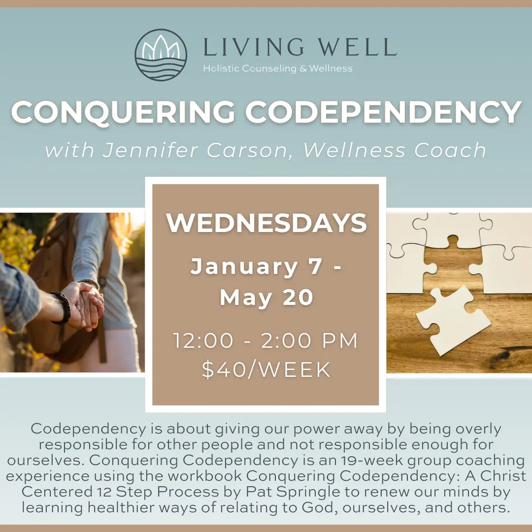 Conquering Codependency WEDNESDAYS