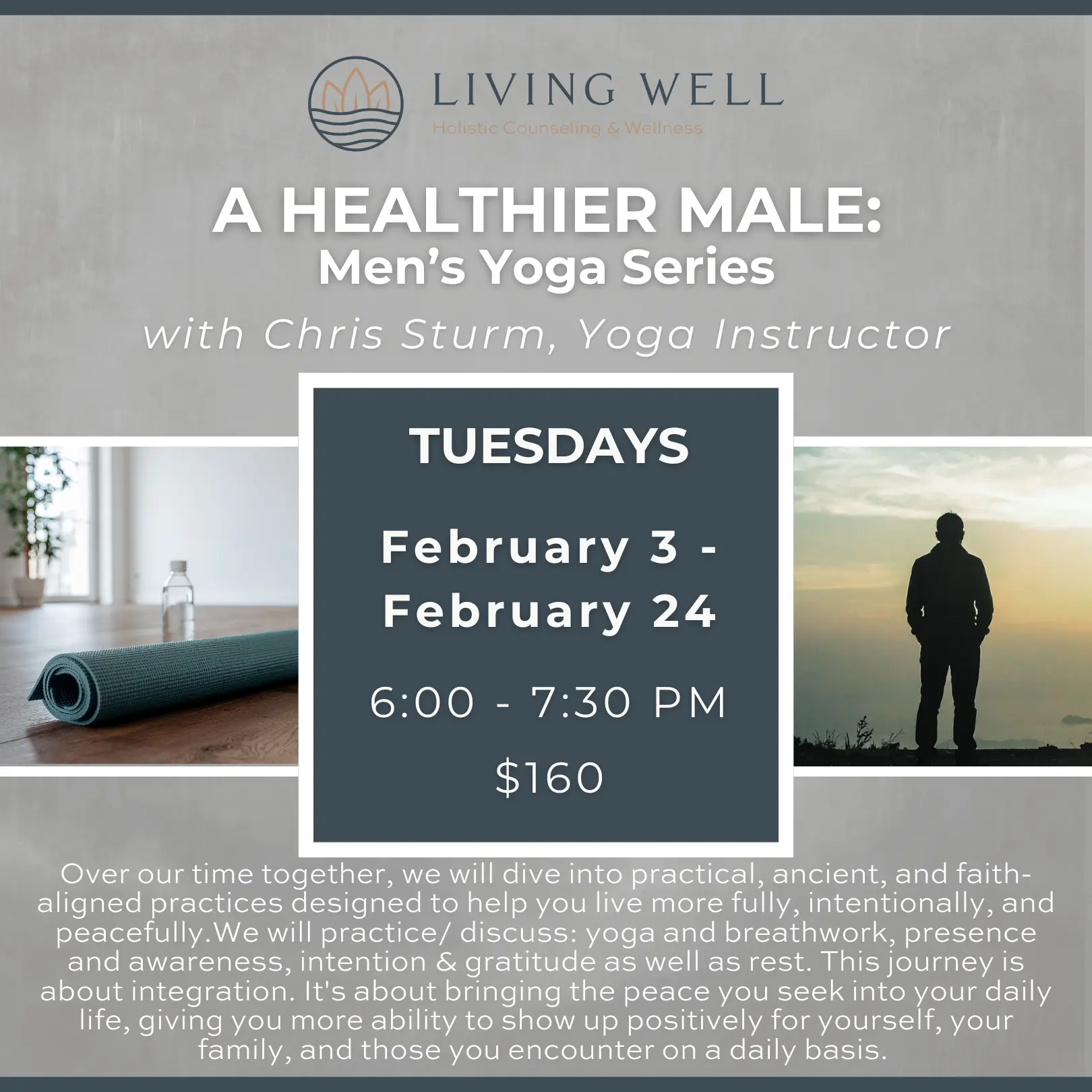 A Healthier Male: Men’s Yoga Series